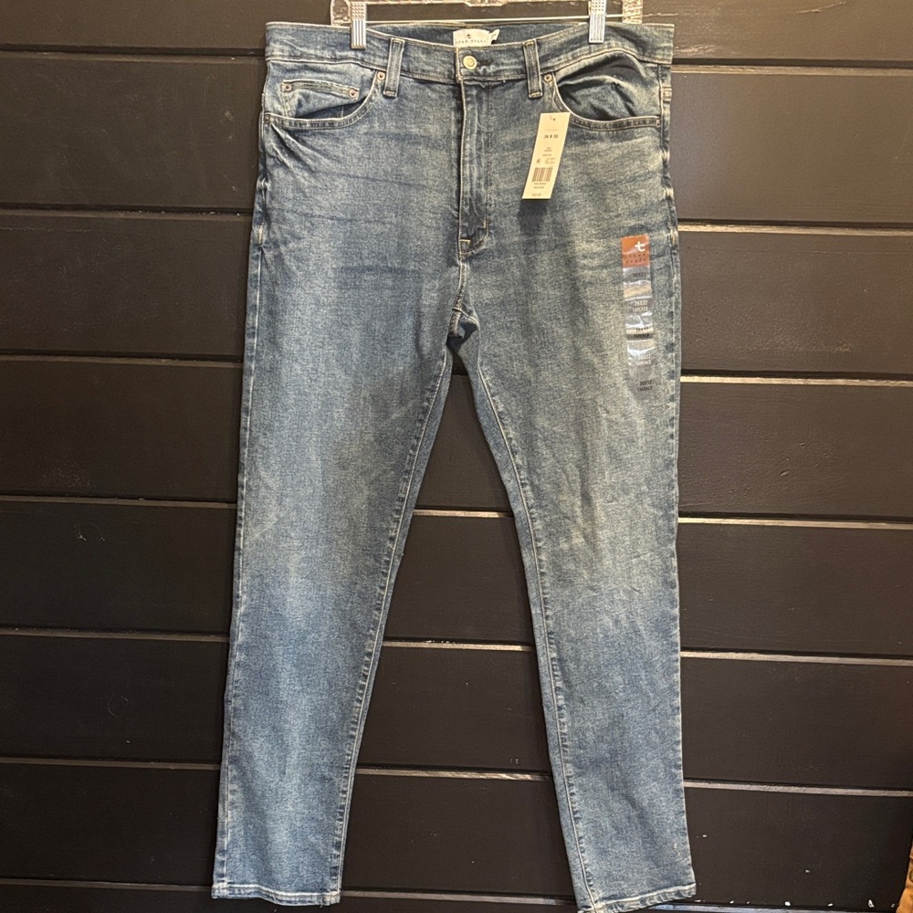 True Craft Men's Slim Fit Blue Jeans